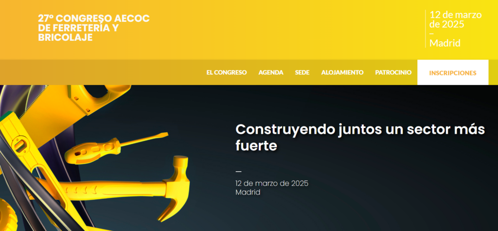 27º Congreso AECOC de Ferretería y Bricolaje: Descuentos exclusivos para asociados de AGREFEMA