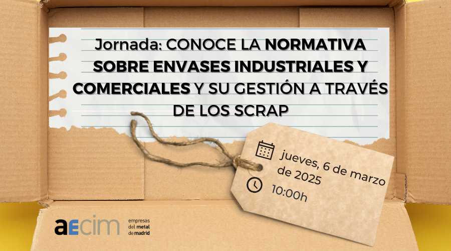 AECIM organiza una jornada clave para ferreterías sobre la nueva normativa de envases
