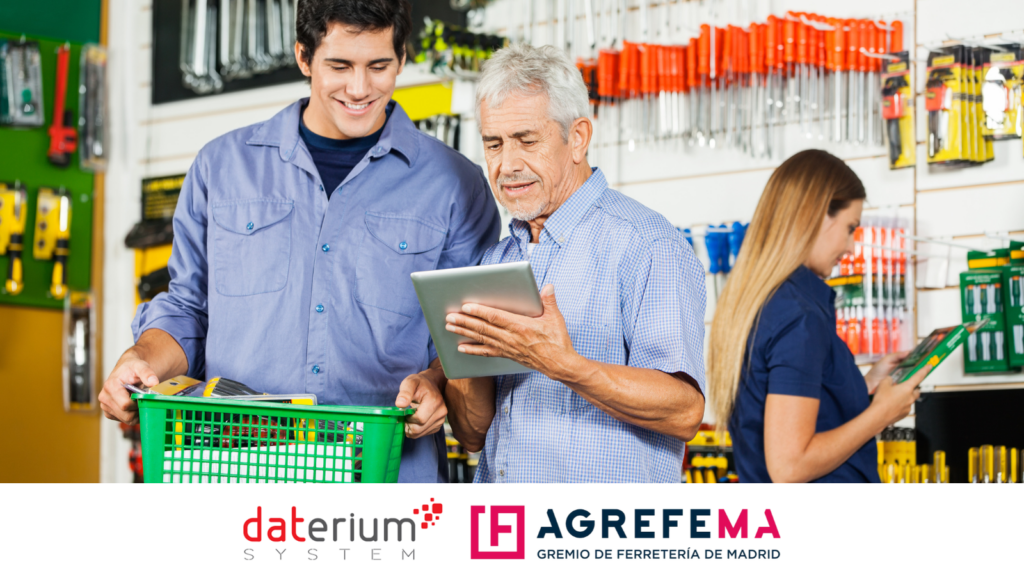AGREFEMA y Daterium renuevan su colaboración para impulsar la digitalización del comercio ferretero en Madrid